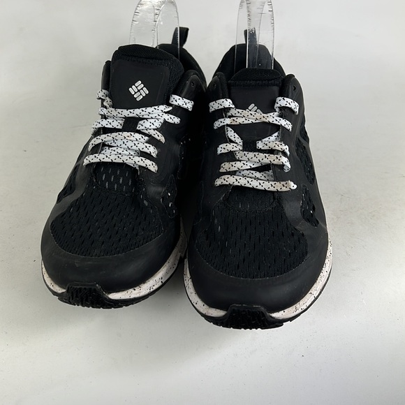 Columbia black white lace up minimalist athletic shoes sneakers women's size 9 - Picture 4 of 9